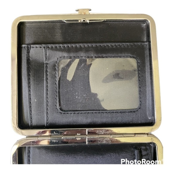 Vintage houndstooth wallet palm clutch - Picture 5 of 5